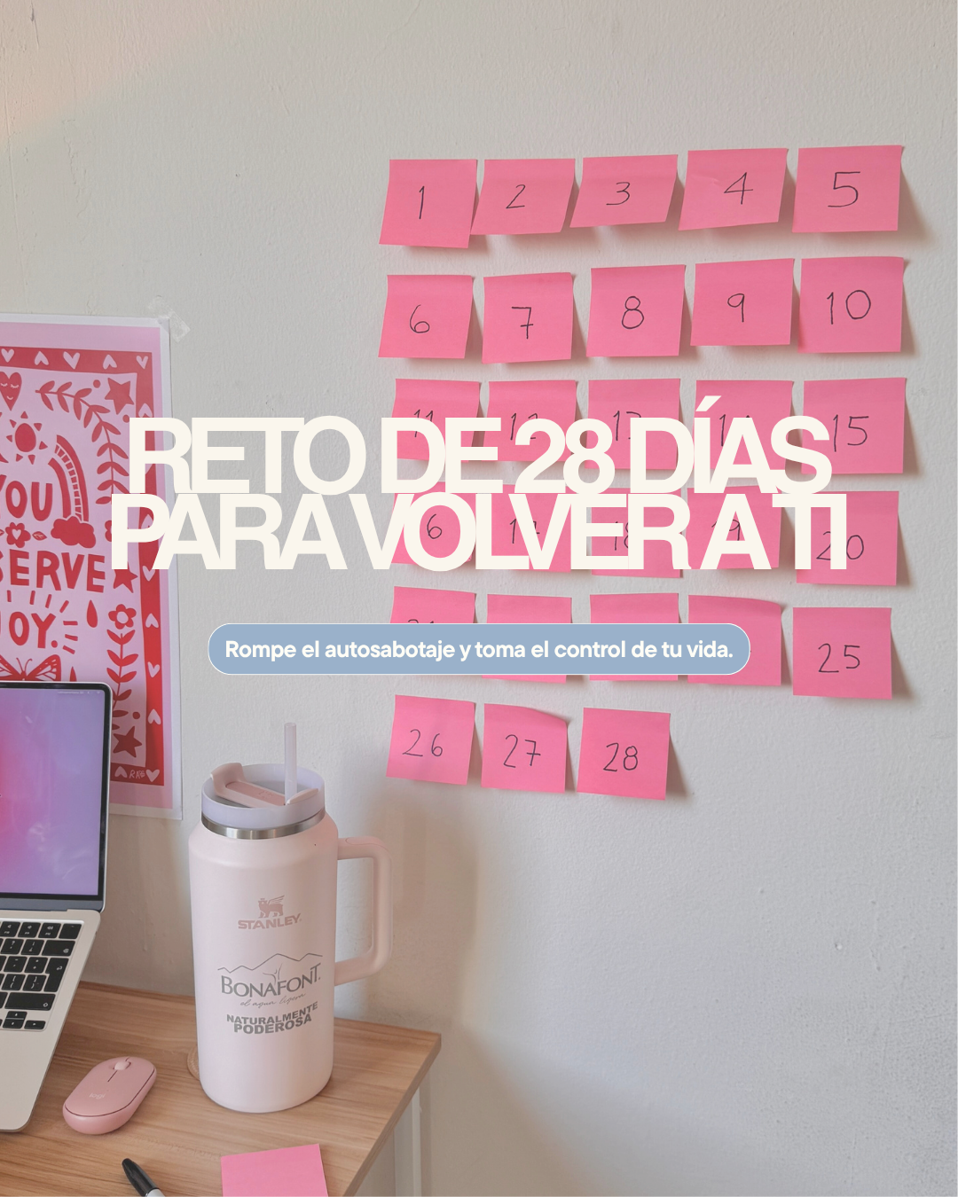 GLOW & GROW — Reto de 28 días para romper el autosabotaje ⭐️