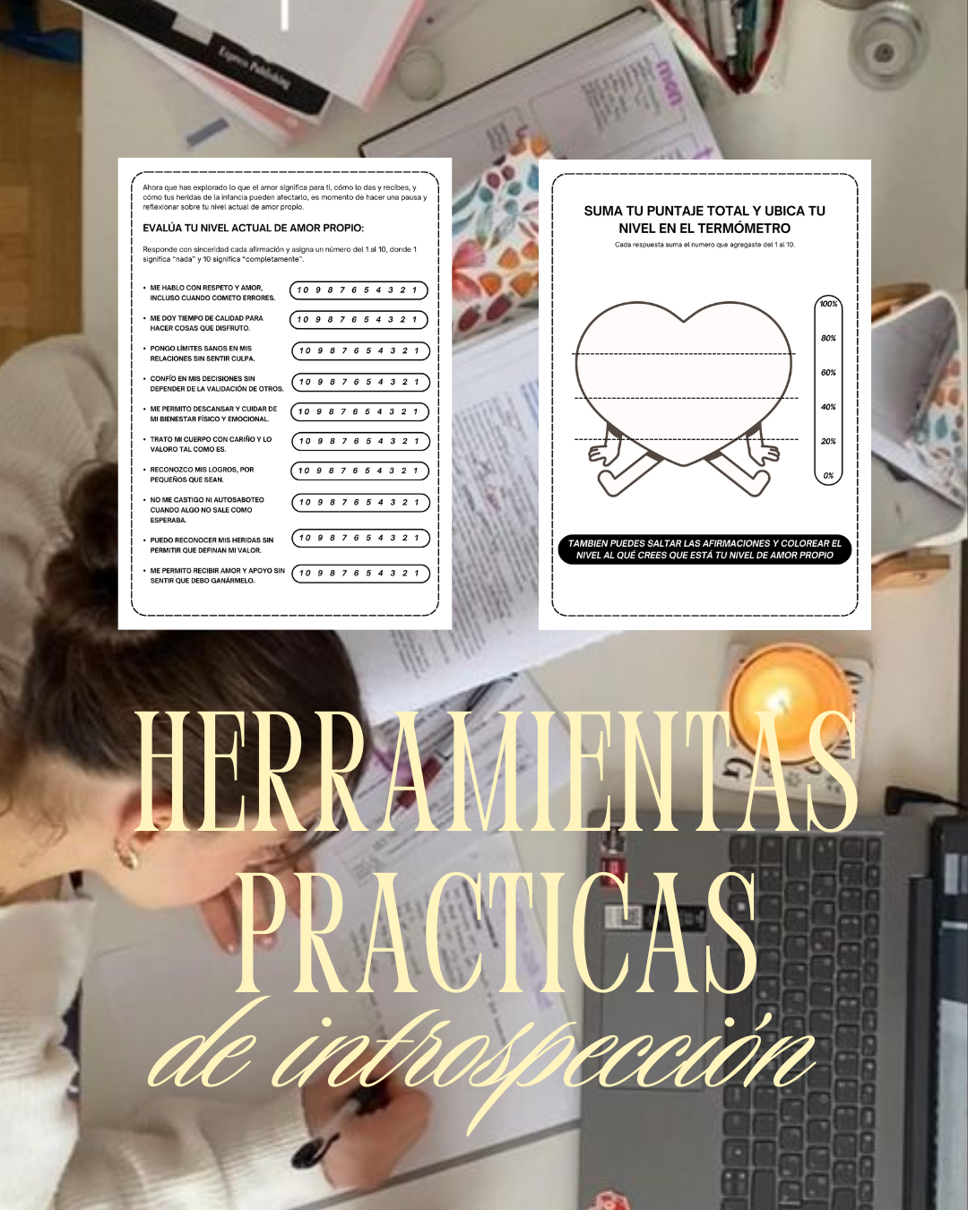 Eleva tu autoestima y ama quien eres - GUIA IMPRIMIBLE 💌📝