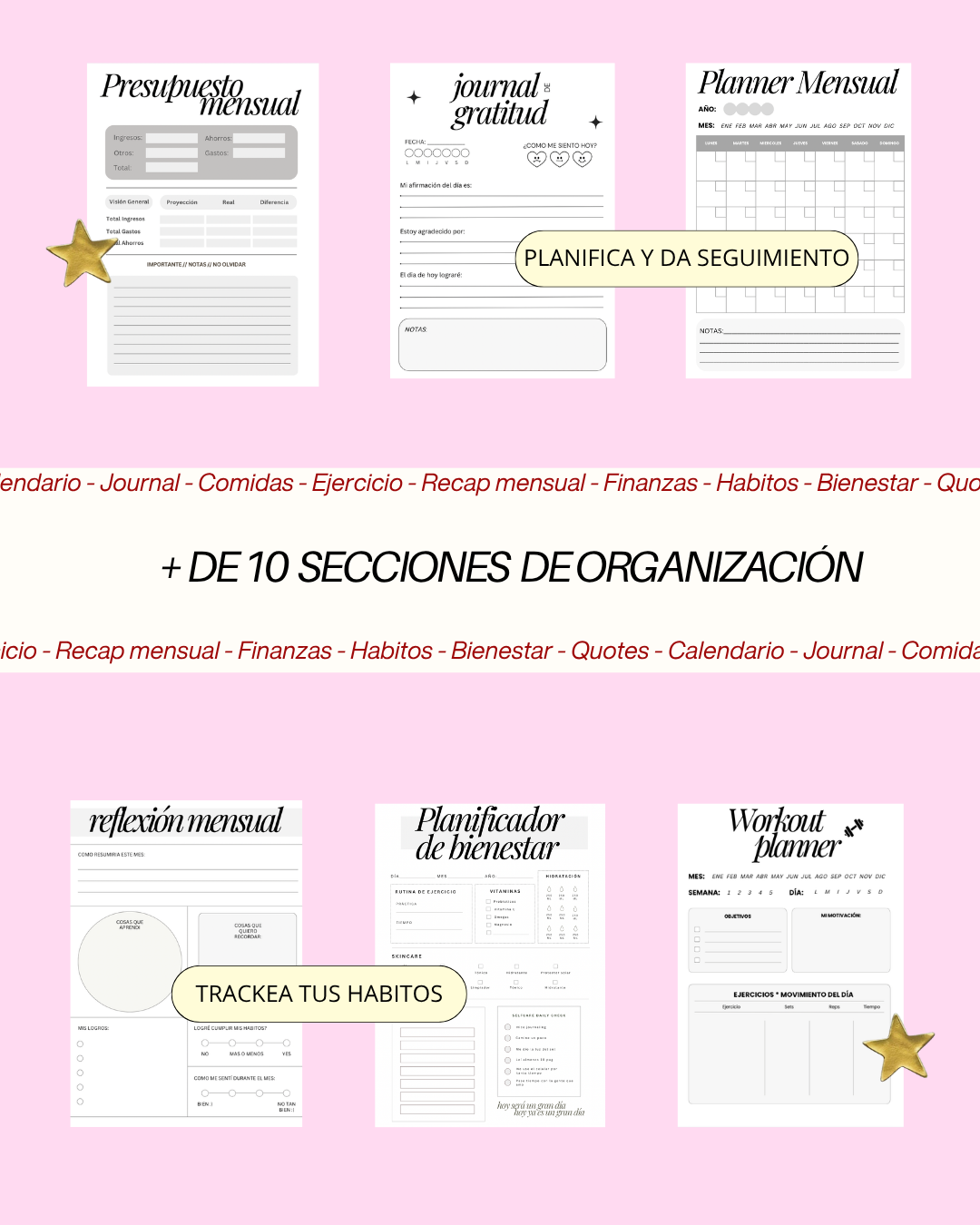 ✨ Wellness Planner – Organiza tu bienestar y tu vida con intención ✨