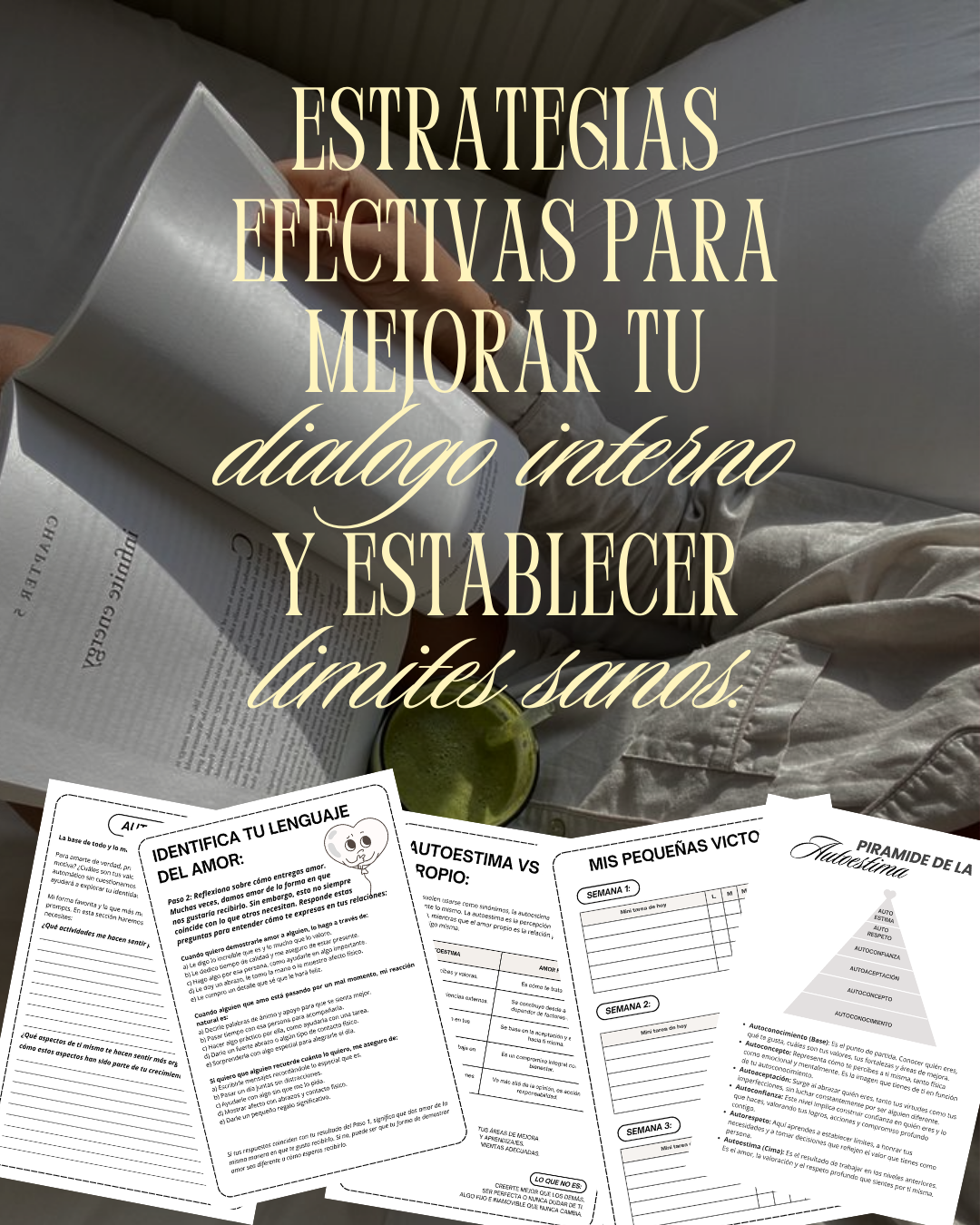 Eleva tu autoestima y ama quien eres - GUIA IMPRIMIBLE 💌📝
