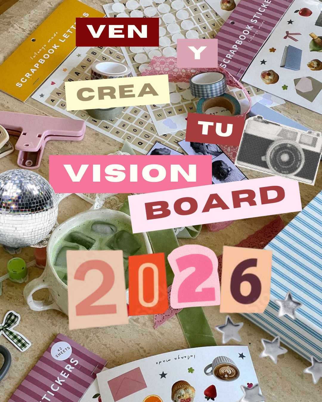 ✨ VISION BOARD PARTY  ✨ CREA TU VISIONBOARD 2026