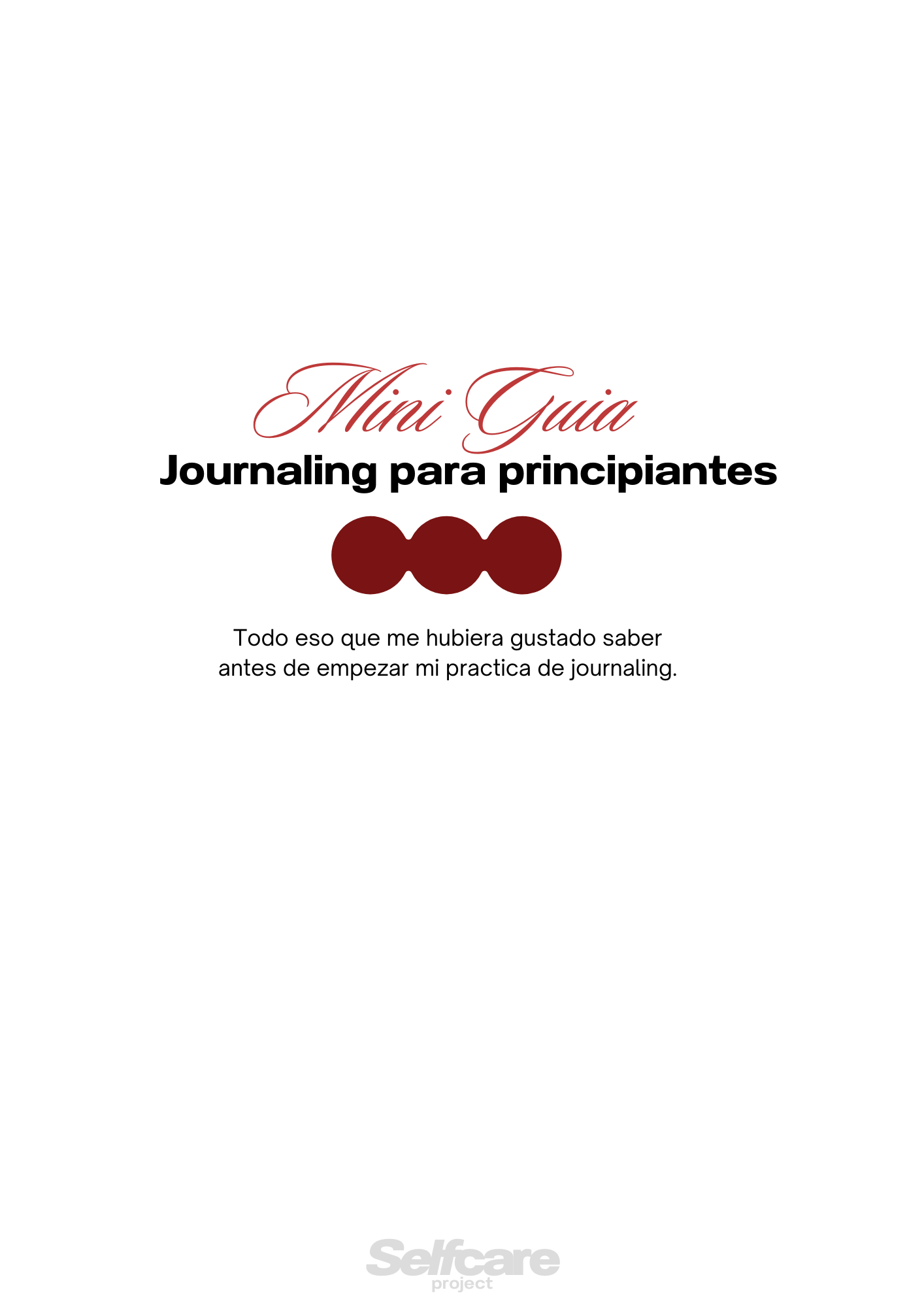 Guía de journaling para principiantes 📓✨