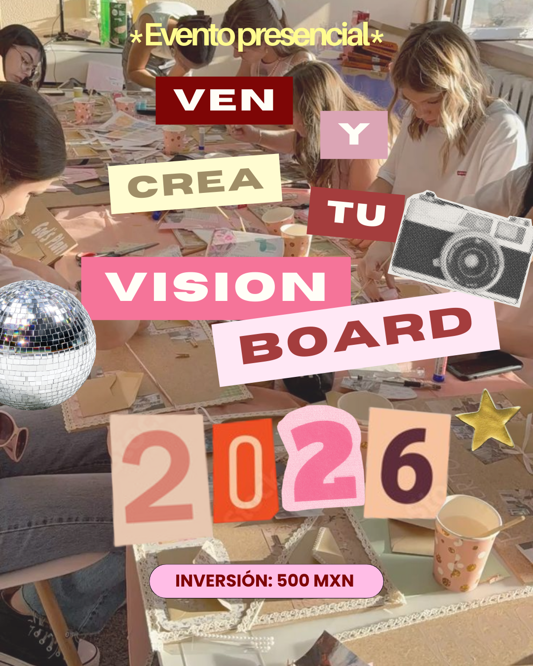 ✨CREA TU VISIONBOARD 2026✨ Ultima fecha