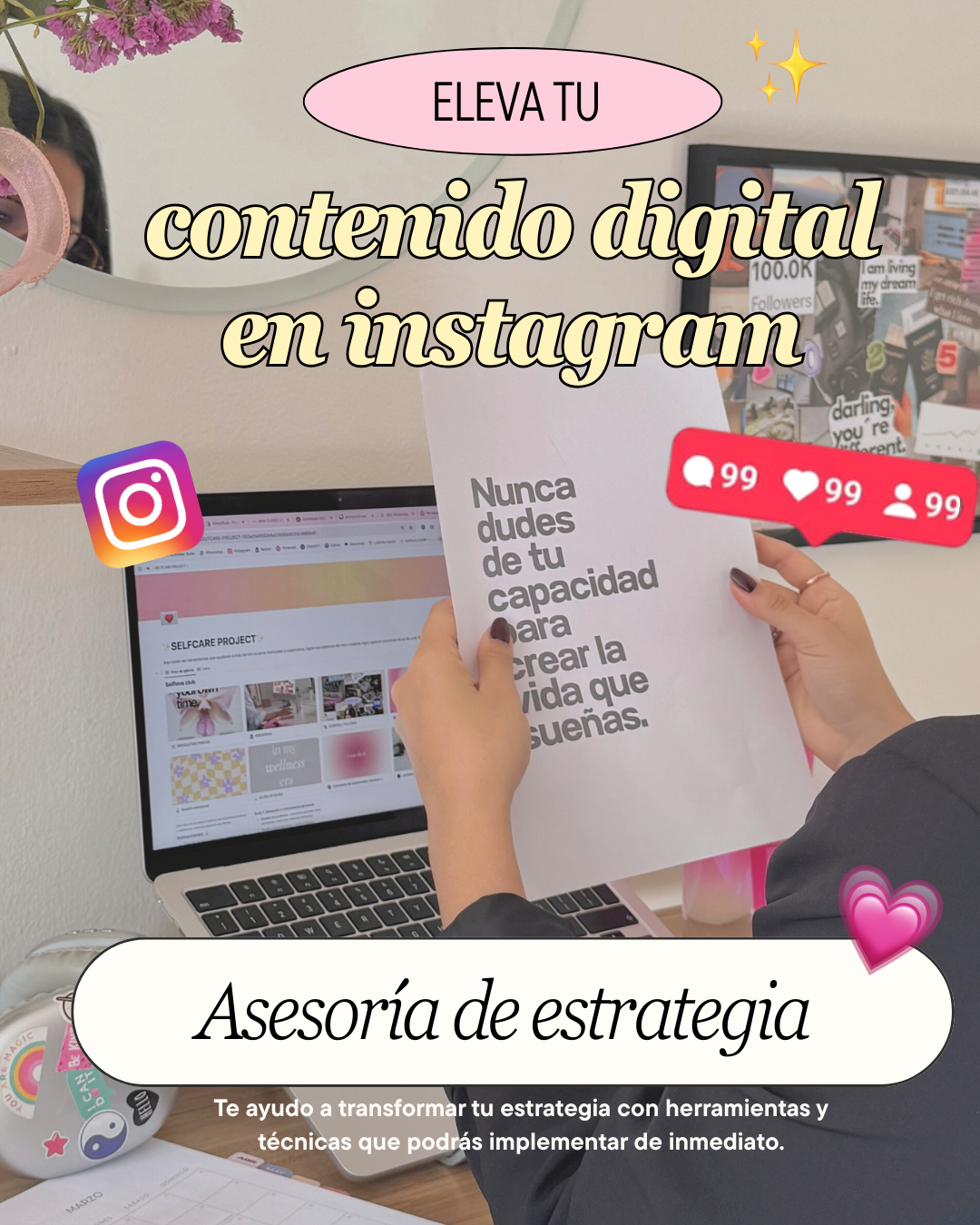 Asesoría de estrategia digital 🧚🏻👩🏻‍💻