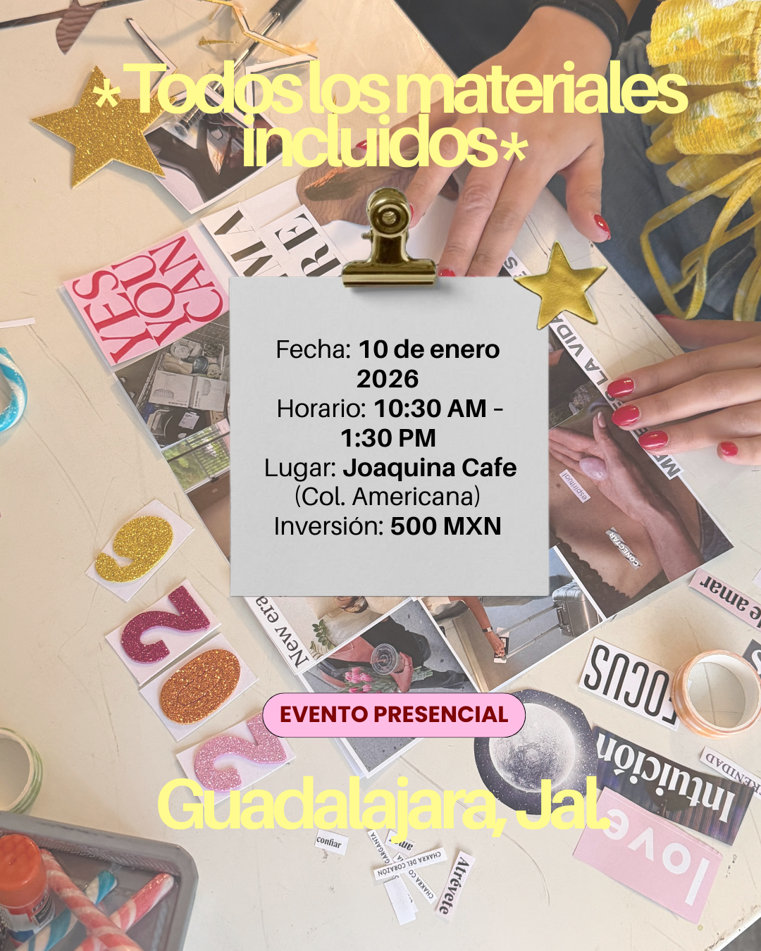 ✨CREA TU VISIONBOARD 2026✨ Ultima fecha