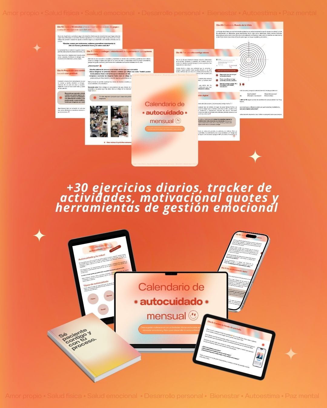 Reto de 30 días de AUTOCUIDADO 🗓️💗🪄💌