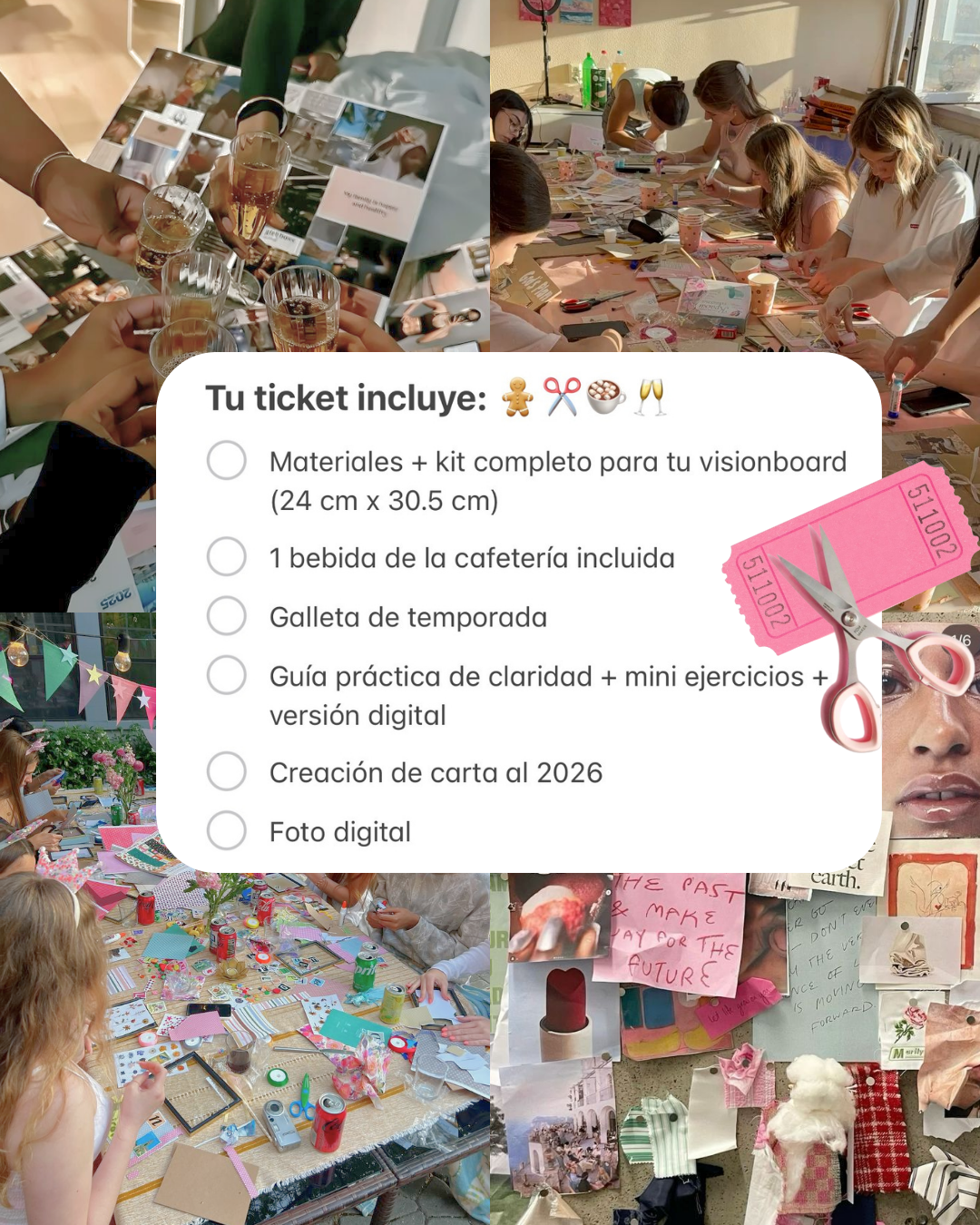 ✨ VISION BOARD PARTY  ✨ CREA TU VISIONBOARD 2026