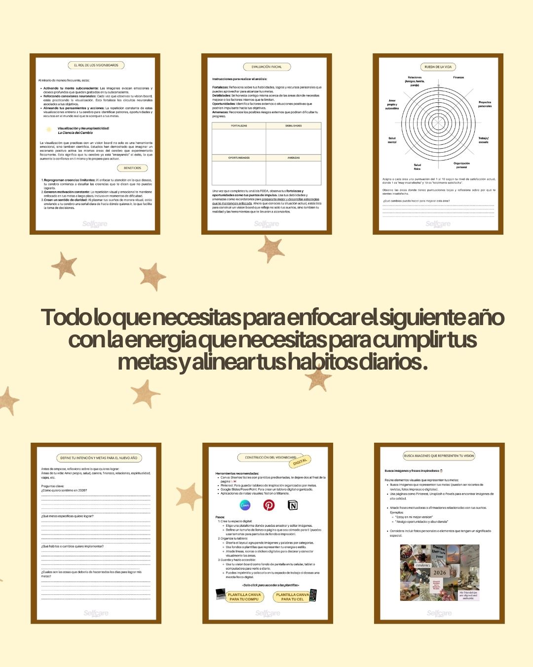 Guia para crear tu VISIONBOARD 2026 🪩💗✂️