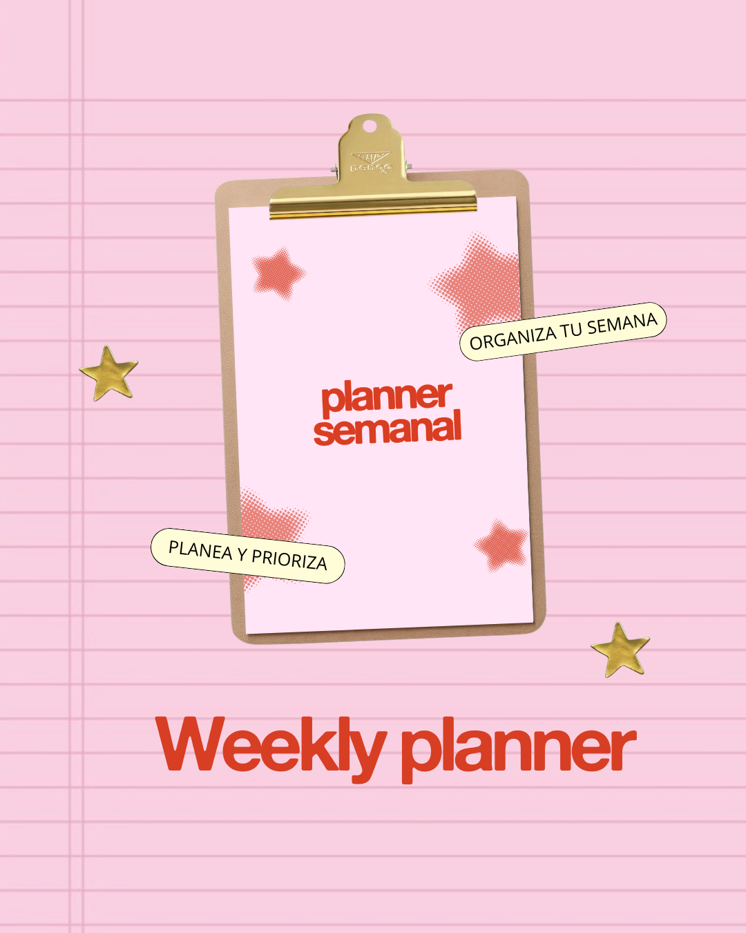 Weekly planner 📋⭐💗 - El planner semanal de las girlies